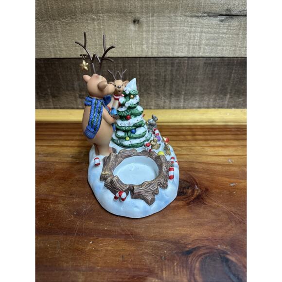 Partylite Reindeer Votive Candle Holder P8536 Holiday Christmas - Picture 2 of 6